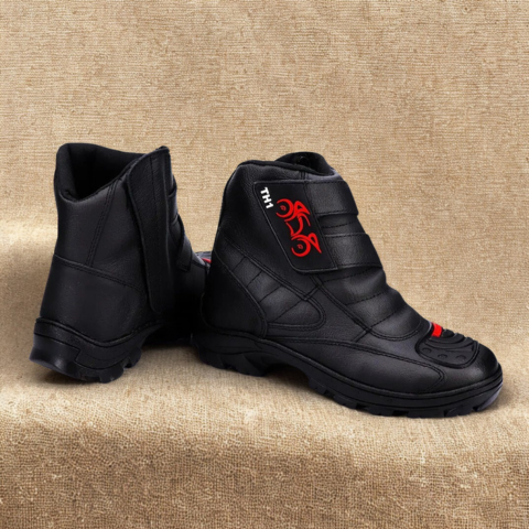 Kit Bota de Hombre Ravtor en Cuero Legítimo con Plantilla Ortopédica +REGALOS: Reloj, Cinturón y Billetera