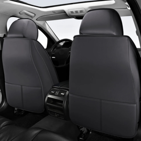 Funda para Asiento de Auto Veron en Cuero Legítimo Universal +REGALO: Alfombra Completa