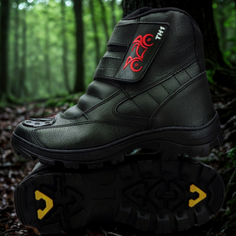 Kit Bota de Hombre Ravtor en Cuero Legítimo con Plantilla Ortopédica +REGALOS: Reloj, Cinturón y Billetera