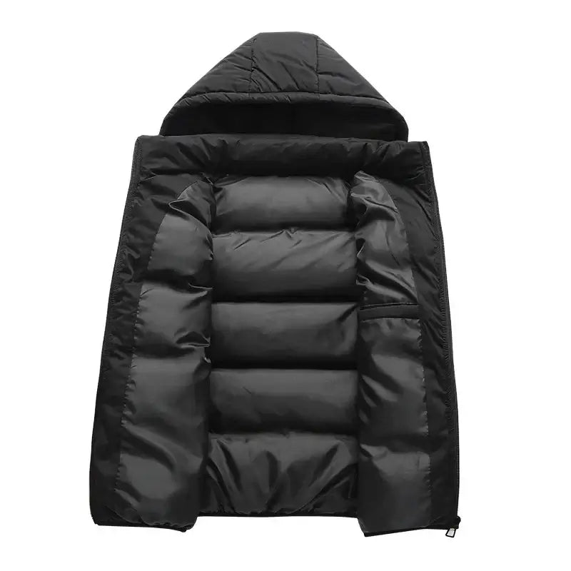 Chaleco ThermoShield – Sin Mangas con Capucha Desmontable