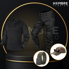 Conjunto Táctico Militar en Tejido RipStop y Poliéster +REGALOS: Cinturón y Gorra