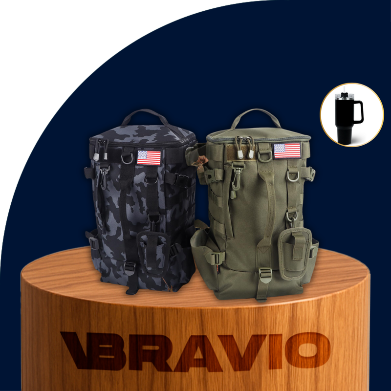 [Llevá 2 y pagá 1] Mochila Táctica Militar Multifuncional de Tela RipStop +REGALO: Vaso Térmico