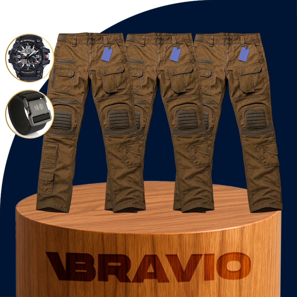 [Llevá 3 Pagá 2] Pantalón Táctico Militar Tracker en Tejido RipStop y Poliéster +REGALO: Cinturón Táctico y Reloj