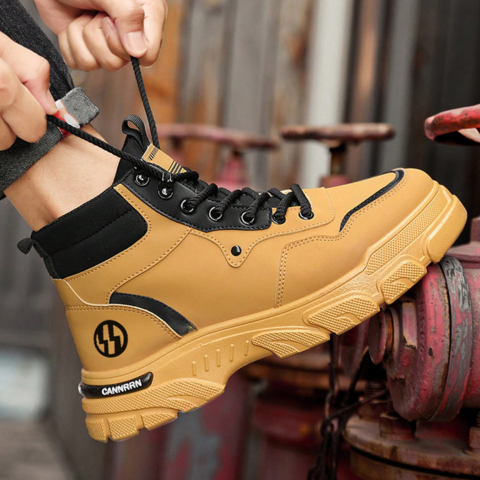 Bota de Hombre Roadster en Cuero Legítimo con Plantilla Ortopédica +REGALO: Cinturón, Reloj y Billetera