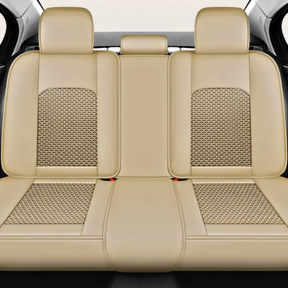 Funda para Asiento de Auto Veron en Cuero Legítimo Universal +REGALO: Alfombra Completa