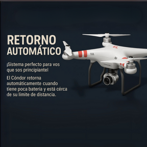 Drone Profesional Cóndor con Cámara 4K FullHD GPS Wifi [+9 REGALOS]