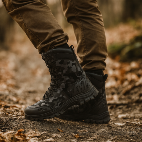 Kit Bota de Hombre Titan en Cuero Legítimo +REGALOS: Funda con Cuchillo y Cinturón