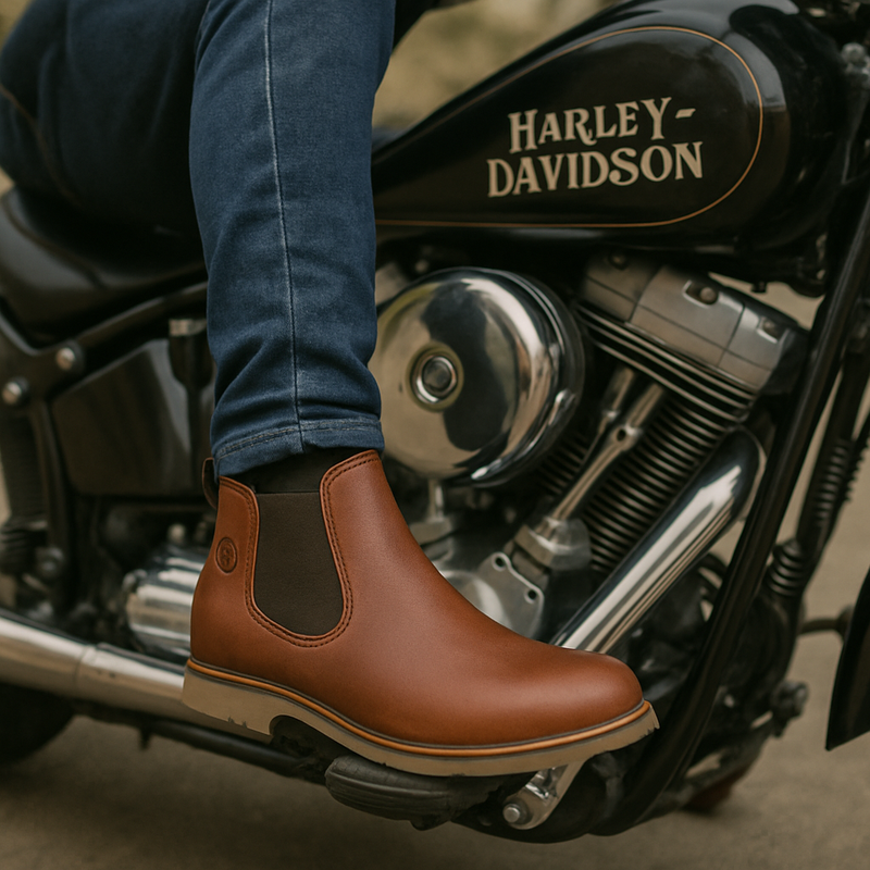 Kit Bota de Hombre Outlander en Cuero Legítimo con Plantilla Ortopédica +REGALOS: Sombrero, Cinturón, Billetera y Funda