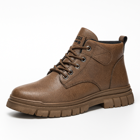 Bota Masculina Vanguard em Couro 100% Legítimo +BRINDES: Cinto de Couro, Carteira e Relógio