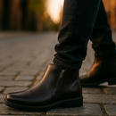 Kit Bota de Hombre Bravik en Cuero Legítimo con Plantilla Ortopédica +REGALOS: Gorra, Cinturón y Funda con Cuchillo