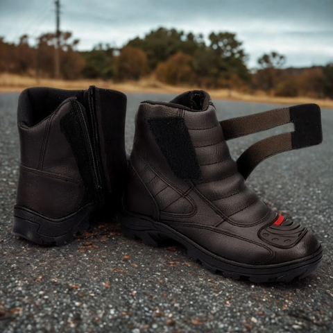 Kit Bota de Hombre Ravtor en Cuero Legítimo con Plantilla Ortopédica +REGALOS: Reloj, Cinturón y Billetera