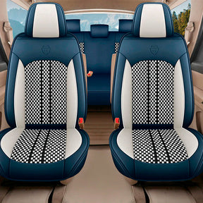 Funda para Asiento de Auto Iron en Cuero Legítimo Universal + REGALO: Alfombra Completa