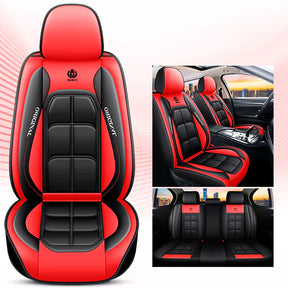 Funda para Asiento de Auto Nuke de Cuero Legítimo Universal +REGALO: Alfombra Completa