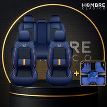 Funda para Asiento de Auto Veron en Cuero Legítimo Universal + REGALO: Alfombra Completa
