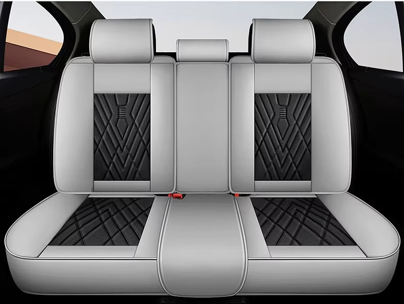 Funda para Asiento de Auto Universal Nubex en Cuero Legítimo +REGALO: Juego Completo de Alfombras