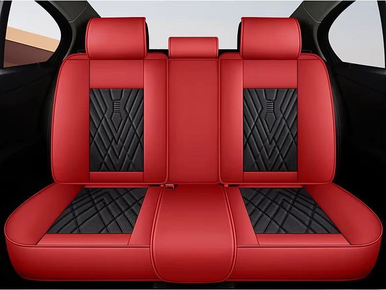 Funda para Asiento de Auto Universal Nubex en Cuero Legítimo +REGALO: Juego Completo de Alfombras