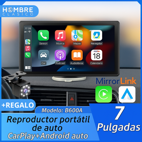 Multimedia Automotriz con Apple CarPlay y Android Auto de 7 Pulgadas Touch +REGALO: Cámara de Reversa