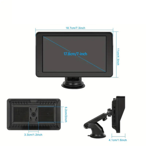 Multimedia Automotriz con Apple CarPlay y Android Auto de 7 Pulgadas Touch +REGALO: Cámara de Reversa