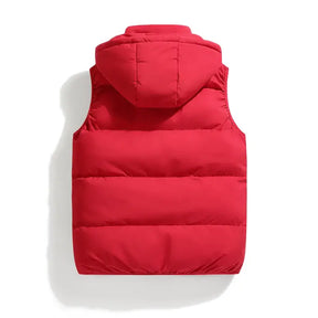 Chaleco ThermoShield – Sin Mangas con Capucha Desmontable